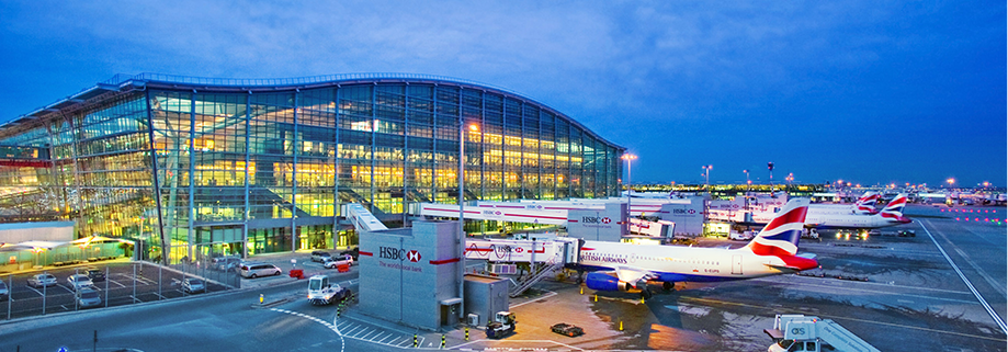 Heathrow airport West of London